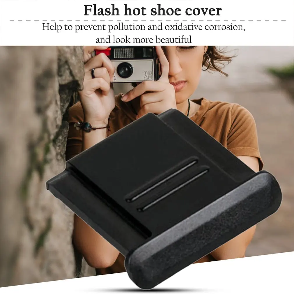 black & black fengzong Flash Hot Shoe Cover Protective Cover For Canon For Nikon For Pentax SLR Camera 