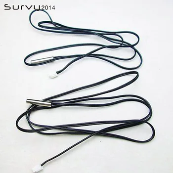 

20 pieces / batch NTC thermistor precision temperature sensor 10K 1% 3950 waterproof probe length 1M diy electronics