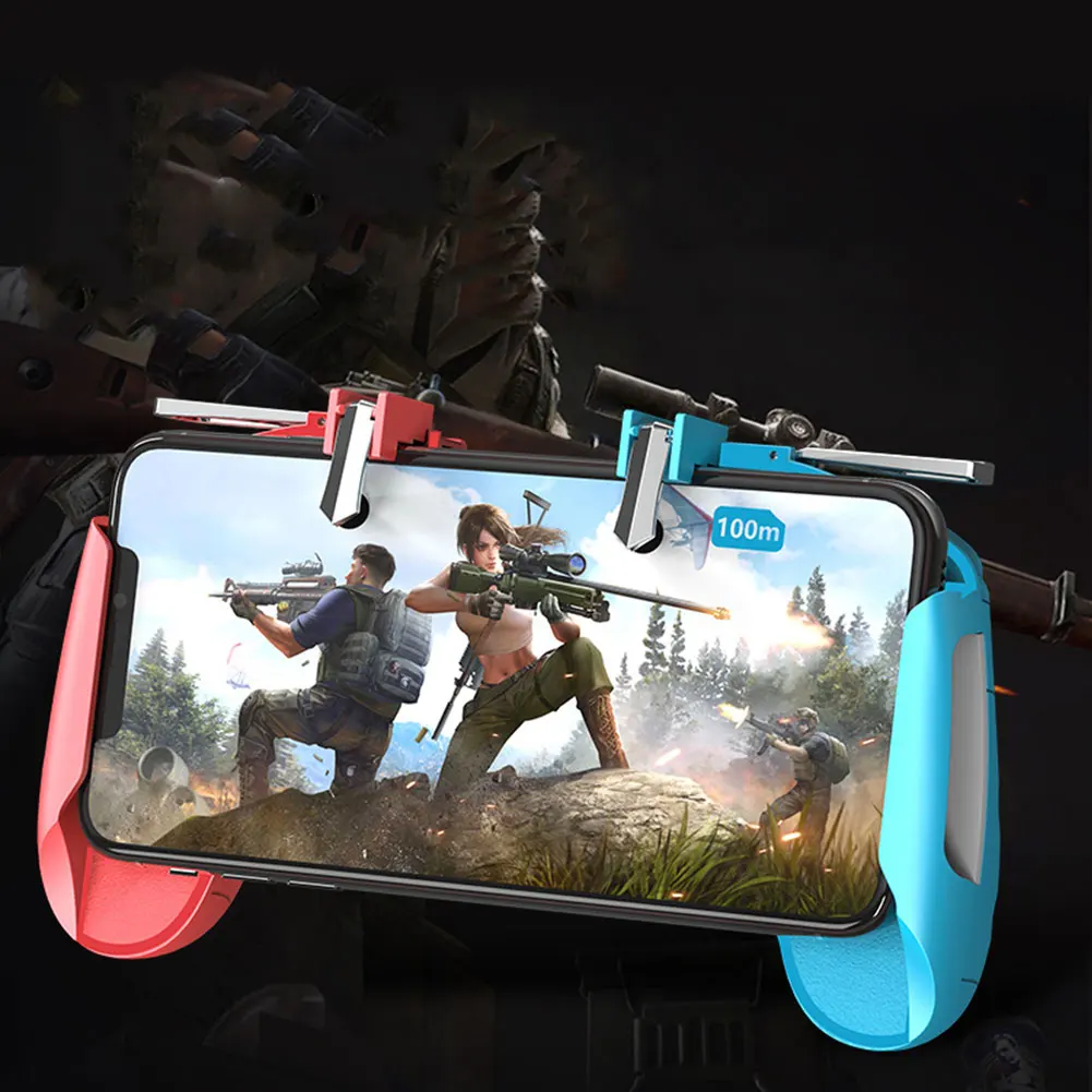 K18 PUBG мобильный игровой триггер для xiaomi iPhone samsung Android IOS телефон джойстик игровой контроллер бесплатный пожарный контроллер Джойстик