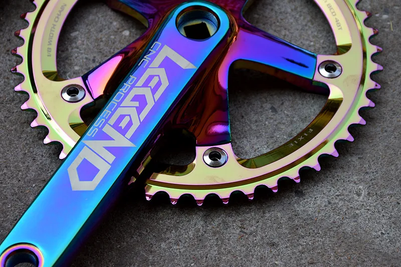 Legend track Bike Crankset 48T 144BCD бензопилы для велосипеда Cranks с одной скоростью fixie bike Crank
