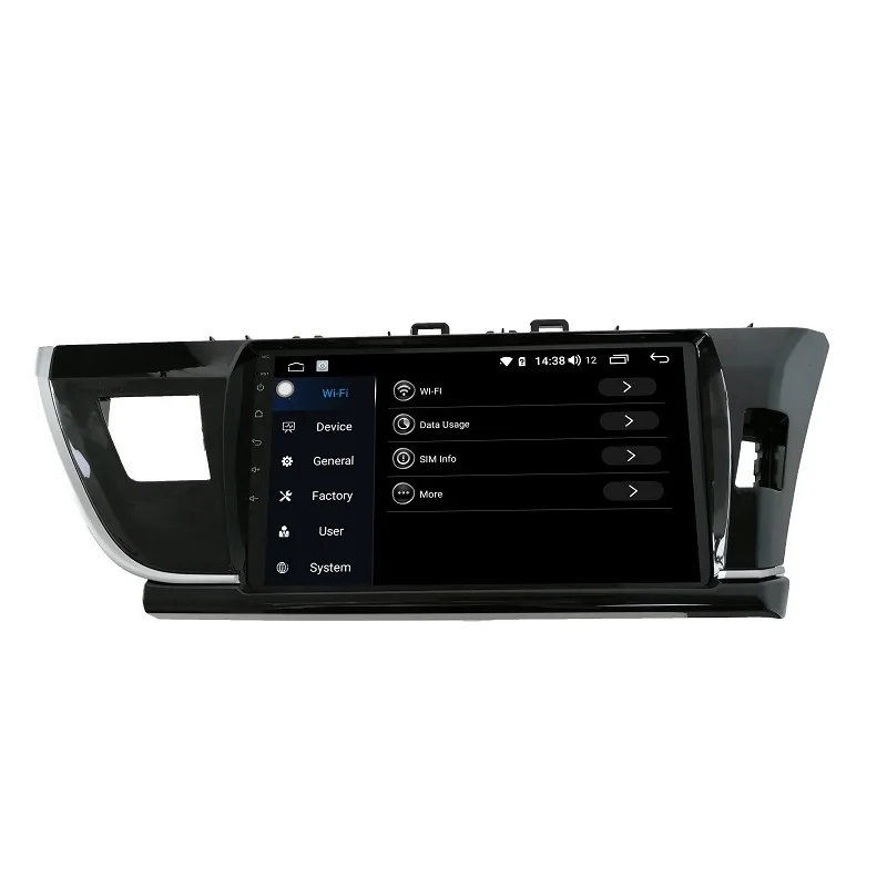 Sale Corolla /Altis RHD Android 9.0 8-core 4+64g IPS Screen android radio car stereo bluetooth for 2014 TOYOTA Corolla /Altis RHD 3