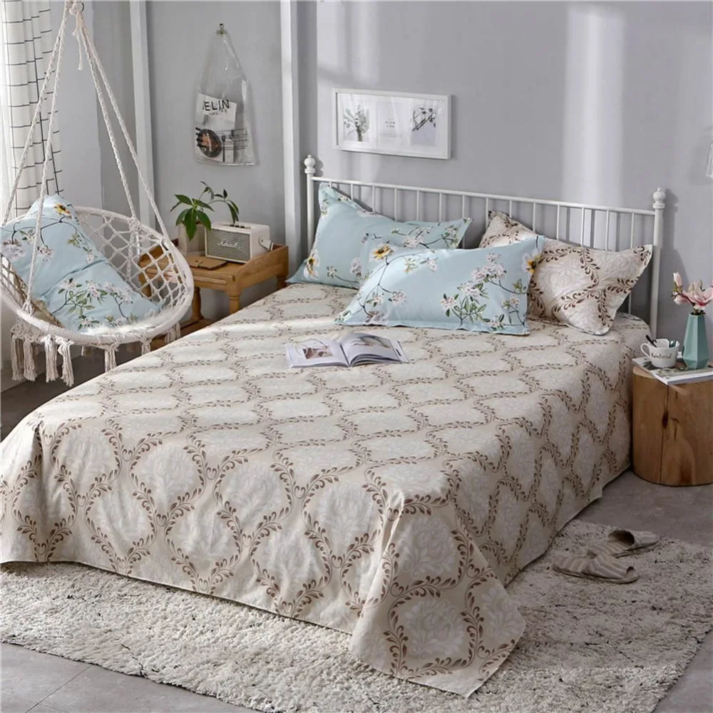 

Svetanya 2019 cheap Bedlinen Floral Bedding Set Single Double Full Queen Size (Duver Cover +flat Sheet+Pillowcase)