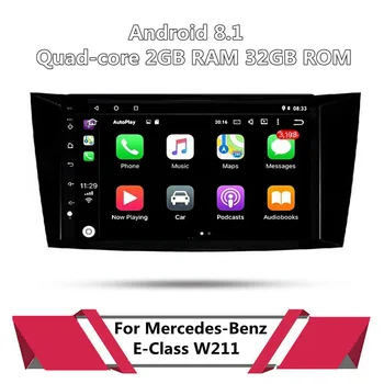 

9 inch Android 8.1 HD Car NO DVD Player GPS Navigation For Mercedes Benz E Class W211 W219