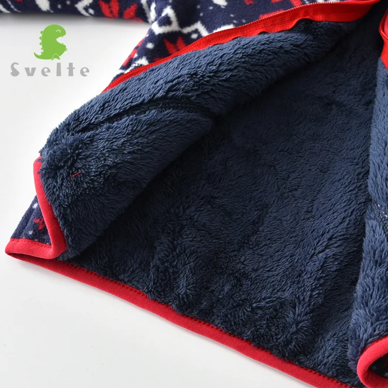 SVELTE/Модная Детская меховая подкладка для мальчиков от 2 до 9 лет, теплая осенне-зимняя куртка из плотного флиса, пальто в стиле ретро, верхняя одежда для детей
