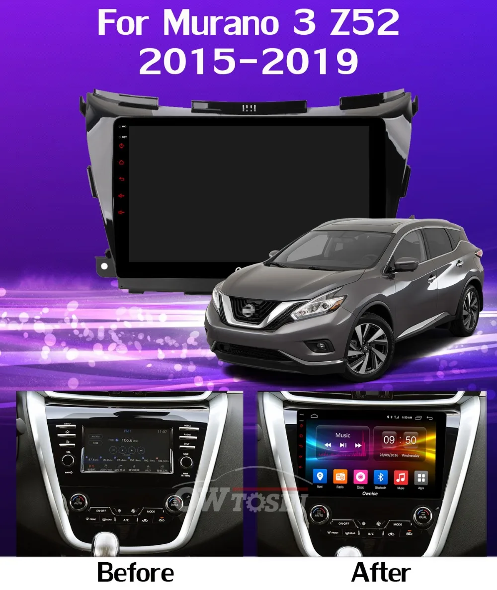 Perfect 360°Panoramic Camera 4G+64G Android 9.0 Car Multimedia Radio For Nissan Murano 3 Z52 2015-2019 GPS Navigation SPDIF DSP CarPlay 7