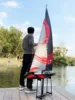 84” Inch Remote Control Boat HURRICANE Pre-assemble Sail 2.4G Electric Boat RC  Sailing Boat for hobby boys adults  (L) 3