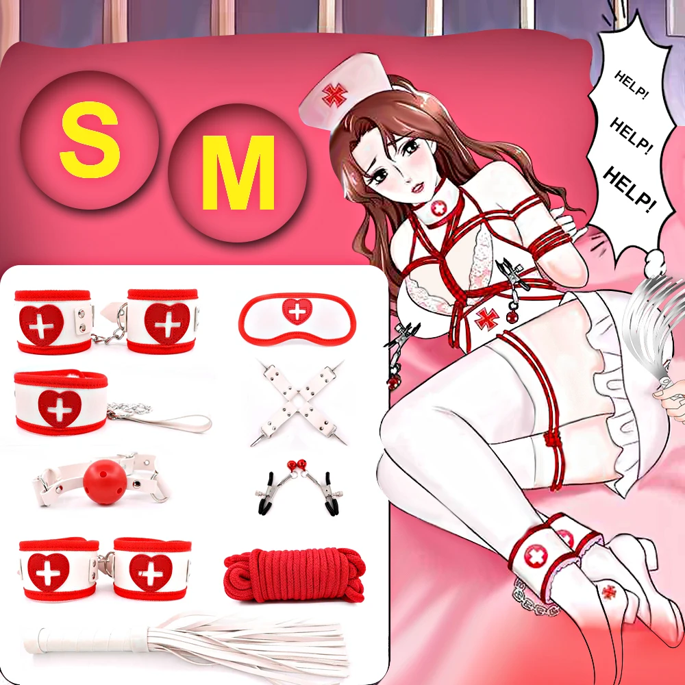 Медицинская игрушка sm для взрослых Секс игрушки из кожи стропы с набором