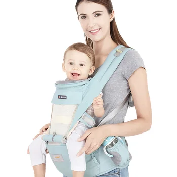 

Ergonomic Baby Carrier Infant Baby Hipseat Waist Carrier Front Facing Ergonomic Kangaroo Sling for Baby Travel Baby Waist Stool