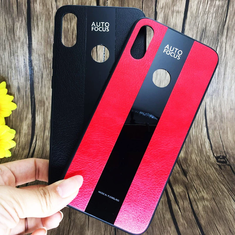 Чехол для Xiaomi Redmi Note 7 Pro задняя крышка роскошный чехол из искусственной кожи +