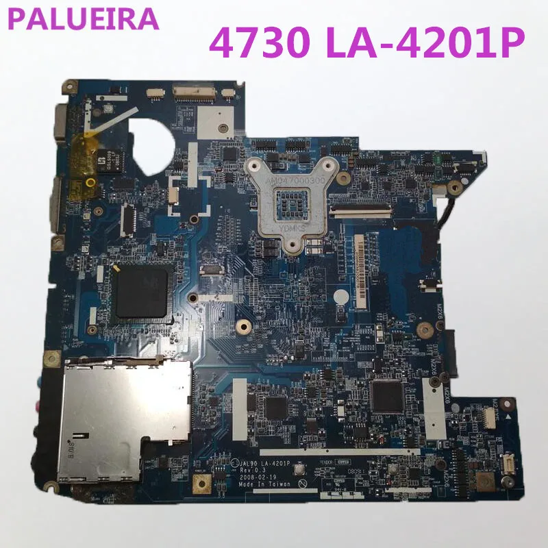 Материнская плата для ноутбука ACER 4730 Series LA-4201P GL40 MB.AT902.002 MBAT902002 с чипами видеокарты