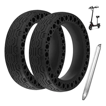 

TOP!-2Pcs 8.5 Inch Electric Scooter Durable Anti-Explosion Tire Tubeless Solid Tire for Xiaomi Mijia M365/Ninebot