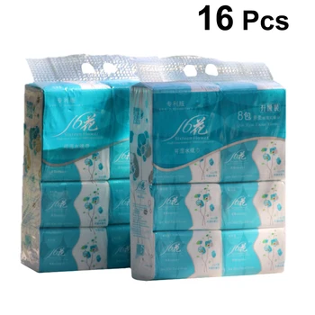 

16pcs Raw Wood Pulp Paper Tisues Paper Towels Endurable Useful Safe Functional Paper Towels Paper Tisues for Home Office