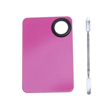 

1 Set Palette Practical Chic Convenient Professional Color Mixing Tray Makeup Palette Metal Palette for Store Shop