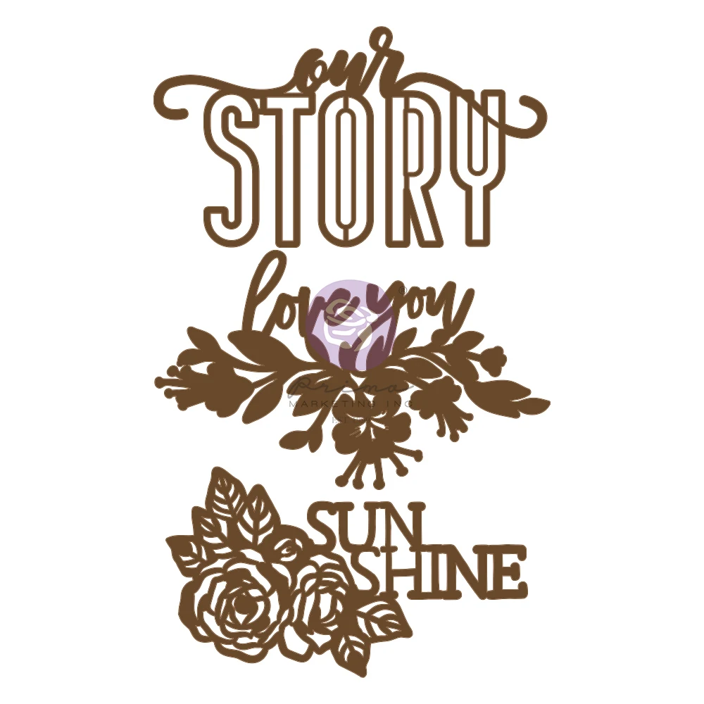 Story Love You Sun Shine Metal Cutting Dies Mold Various Card Series Scrapbook Paper Craft Knife Mould Blade Punch Arrival New | Дом и сад
