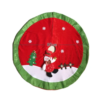 

1PC Christmas Tree Skirt Aprons Christmas Tree Carpet Christmas Decorations For Home 2020 New Year Xmas Decoration