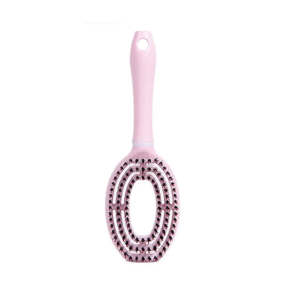 Hair Scalp Massage Comb Hair Brush Bristle Nylon ladies Wet Curly Hair