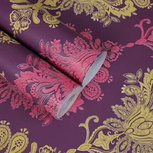 Дамасская 3D 45 см* 10 м обои ПВХ водонепроницаемые самоклеящиеся обои для декоративного интерьера