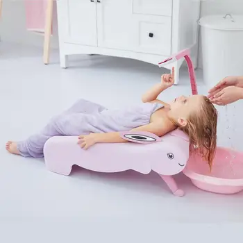 

Children's shampoo chair baby shampoo artifact children's waterproof shampoo bed shampoo recliner foldable thick large