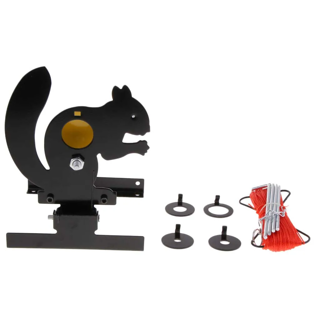

Squirrel Shape Knock Down Target Reset Hunting Training Plinking Target