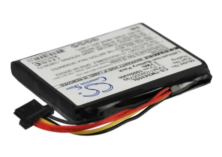 Cameron sino 1000 мА/ч, батарея для навигатора TOMTOM 1CT4. 019,03 4CQ01 4CS03 4CT4. 001,01 4CT50 4EN42 4EN52 4EV42 4EV52 Go 2435 2435TM