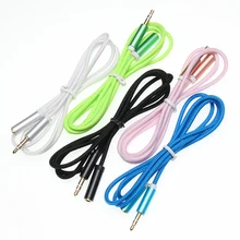 3 5mm Braid Frosted AUX Cables Headphone Extension Cable Jack Male To Female for Computer Extender Cord Audio Cables 300pcs lot