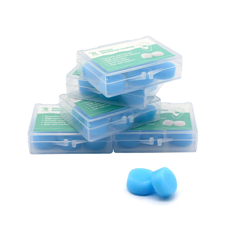 5box*6Pcs Noise PreventionReduction Soundproof Anti-Noise Silicone Earplugs Travel Sleep Study Swimming Protective Earmuff | Красота и