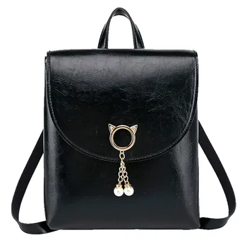 

Mini women backpack Brand Fashion Small Shoulder Bags PU Leather Female hand bag Solid Small Bagpack for ladies girls #YL5