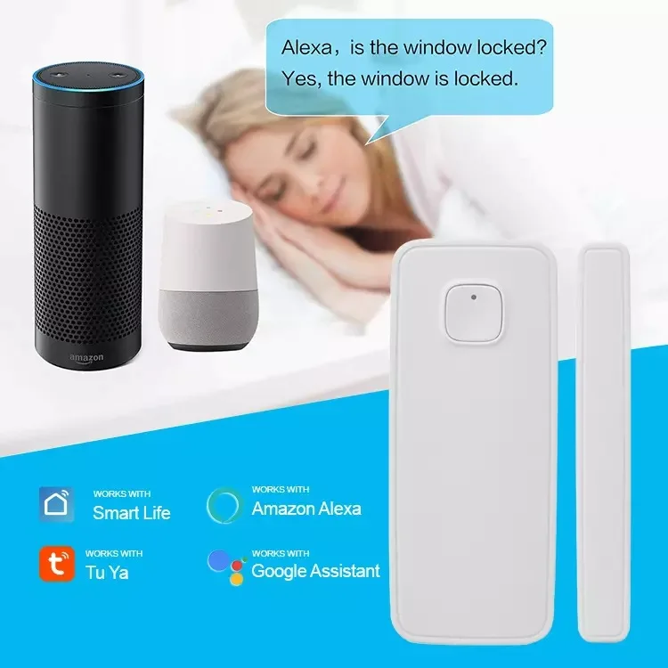 

[Factory] Tuya Graffiti Door Sensor Smart Life APP Control WiFi Door Sensor Door And Window Alarm