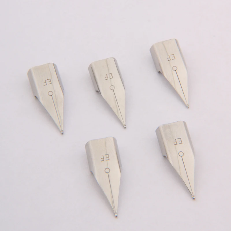 20pc 16.2mm 고품질 만년필 펜촉 스테인레스 스틸 EF F 표준 적합, 359 3008 문구 사무실 학교 용품