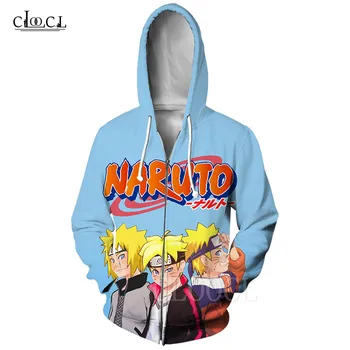 

Hot Sale Boruto Naruto Men/Women Zipper Hoodies Sweatshirts Fashion Spring/Autumn Print 3D Cartoon Casual Harajuku Clothes Hoody