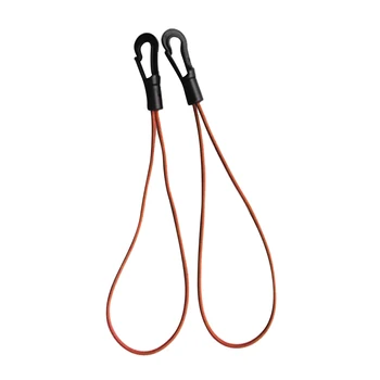 

4 Pcs Bungee Rope Shock Cord Loops with Hooks 350mm, Quick Fit Plastic Hooks - Overall length 5cm