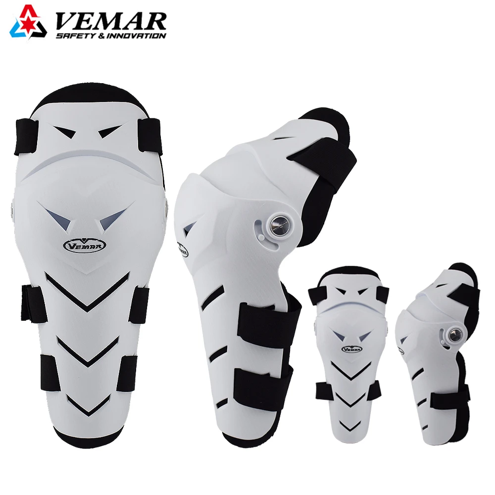 4pcs Motorcycle Knee Brace Pads MX MTB DH ATV Motocross Knee Guard Protector Off-road Racing Cycling Knee Pads Elbow Protective best night motorcycle glasses Helmets & Protective Gear