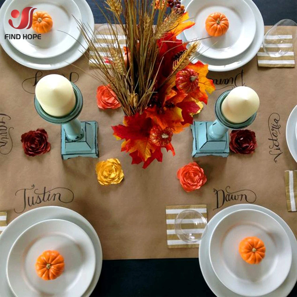 12"x 39" Brown/White Kraft Wrapping Paper Sheet For Wedding Birthday Party Gift Wrapping Party Packing Art Craft Materials