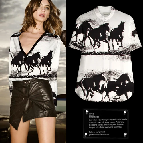 114 см не мнется шелковая ткань метр 14 мм крепдешин шелковая ткань с принтом лошади рубашка платье креп ткань оптом шелковая ткань