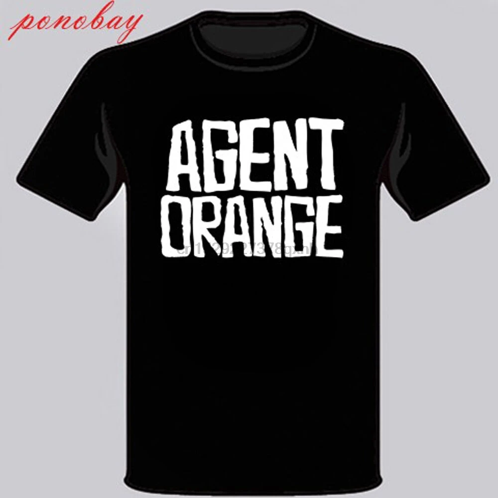 New Agent Orange Punk Rock Band Mens Black T Shirt Size S M L Xl 2xl 3xl T Shirts Aliexpress