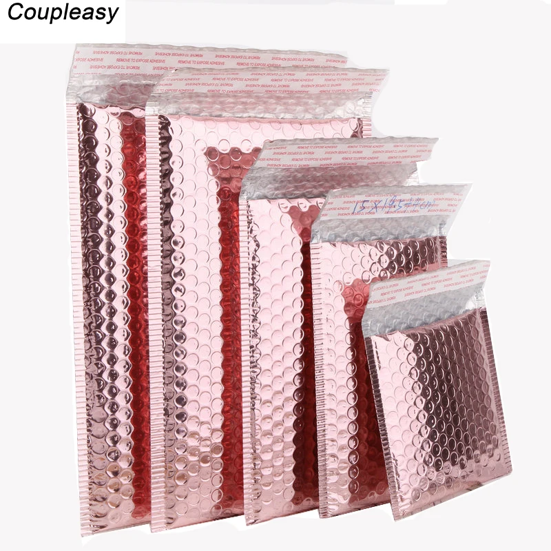 Details about   Rose Gold Bubble Envelope Padded Shipping Bag Foil Bubble Mailer For Packaging 