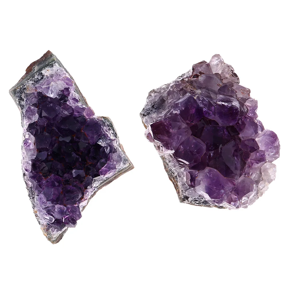 Кристалл Камень минеральные Ремесла занавес фиолетовый Кварц Рок домашний декор