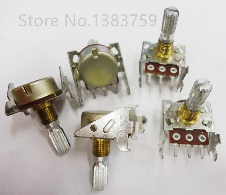

AL/PS potentiometer RK163111 type single C20K 20mm flower shaft with bracket potentiometer