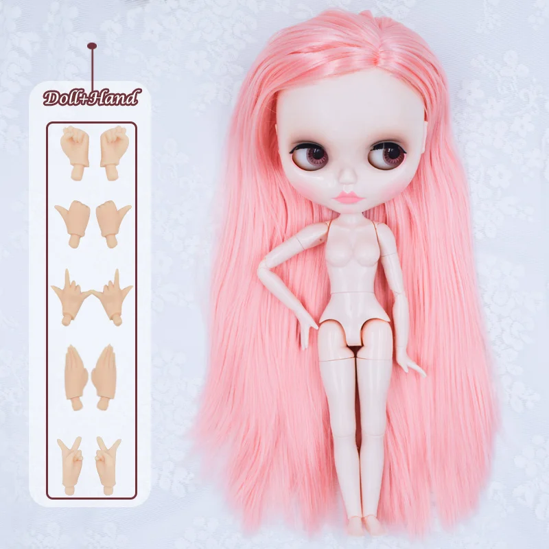 Neo Blyth кукла NBL Заказная блестящее лицо, 1/6 BJD шарнирная кукла Ob24 кукла Blyth для девочки, игрушки для детей YM02 - Цвет: HYM13