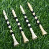 100pcs/Bag Bamboo Golf Tees Wite Red Yello With Black Stripe Mark Scale 70mm 83mm Golf Accesories 2 size New Colorfull 5