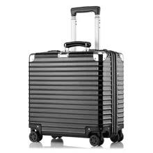 1" дюймовый Алюминиевый Дорожный чемодан для ноутбука, маленькая деловая ручная кладь на колесиках, багаж на колесиках, Спиннер на колесиках