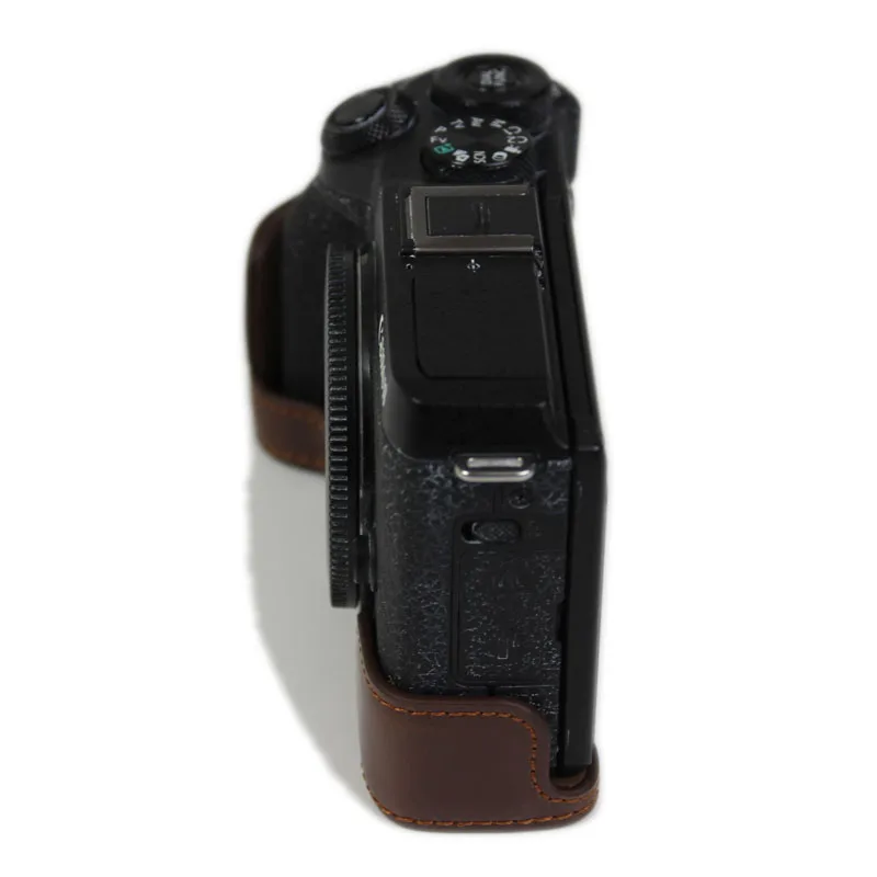 Основание камеры для Canon EOS M6 Mark II PU материал камера куртка протектор Нескользящая крышка