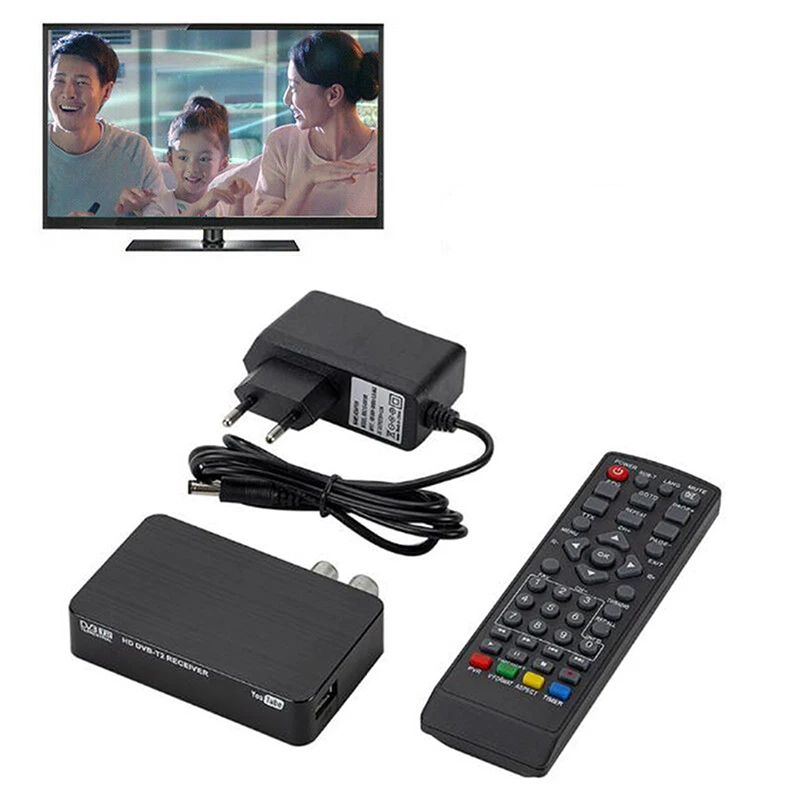 Mini Set-top Box HD DVB-T2 K2/ Receiver Remote Control STB MPEG4 DVB-T2 K2 H.264 Smart Intelligent TV Top Box