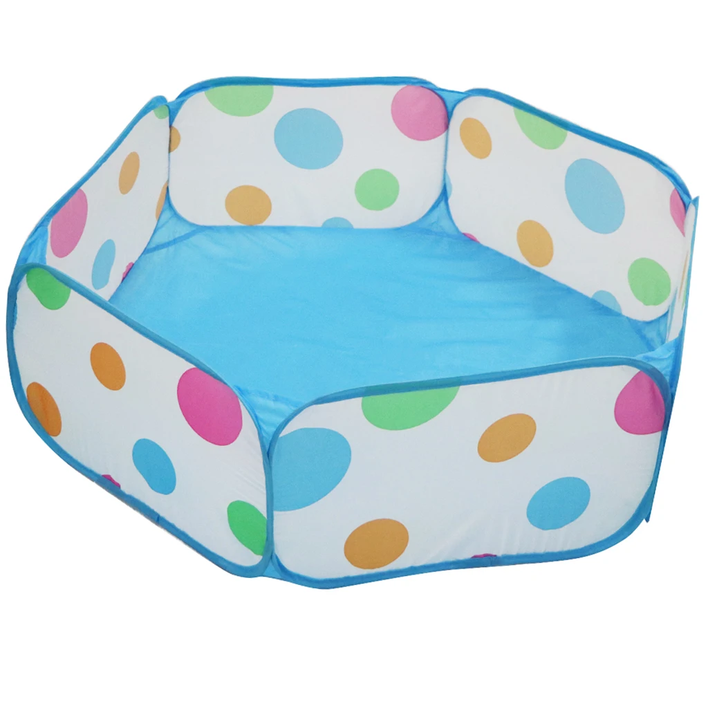 Colorful Dots Ball Pit Pop up Play Tent for Kids Indoor Outdoor Use, 100x29cm