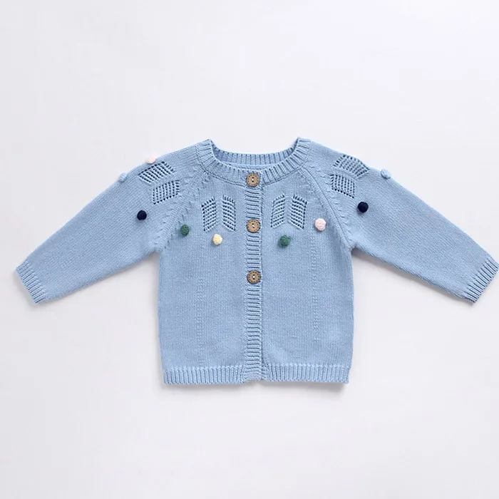 Детский свитер с леопардовой раскраской, осенняя вязаная куртка для маленьких девочек, пальто, кардиган для новорожденных девочек, хлопковый пуловер для маленьких девочек