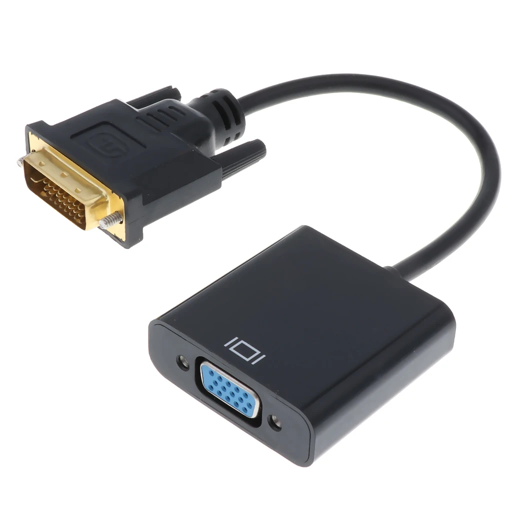 Кабель адаптера для dvi-адаптер 24+ 1 Pin к женскому VGA, совместимый с мониторами