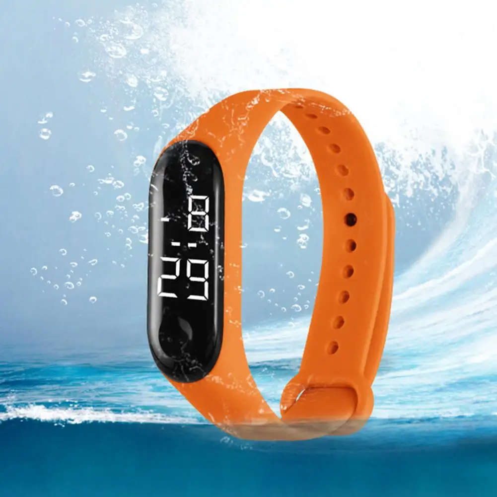 

Led Digital Student Sport Watch Pink Silicone Women Watches Boy Brand Men Military Wristwatch Children Clock Reloj Mujer New