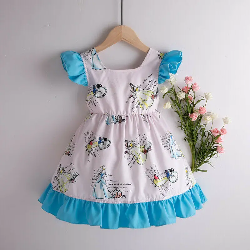 Imcute/винтажное платье для новорожденных девочек; летние кружевные платья принцессы с оборками для маленьких девочек; вечерние праздничные костюмы для путешествий