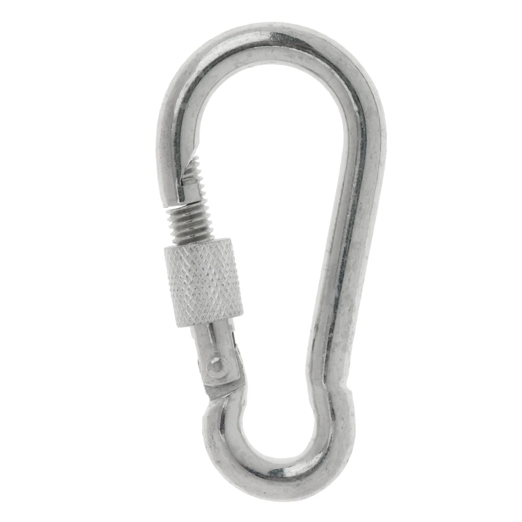 1pc Outdoor Sports Camping Keychain Clip Screw Lock Foam Hook