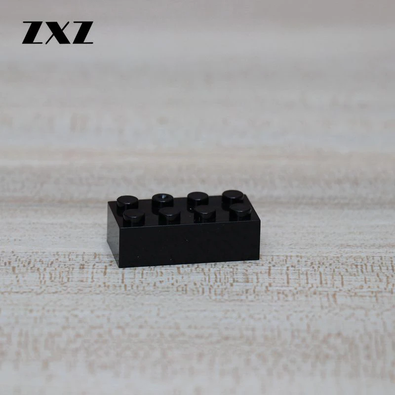 Кирпич 2x4 MOC пластиковые строительные блоки 3001 собранные мелкие частицы раньше